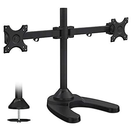 Mount-It! MI-781 Dual Monitor Stand for LCD LED Computer Displays Full Moti