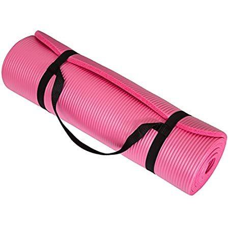 男性に人気！ Yoga Thick Extra Mat- Fitne For Mat Exercise Durable Foam, Comfort Slip Non ヨガマット