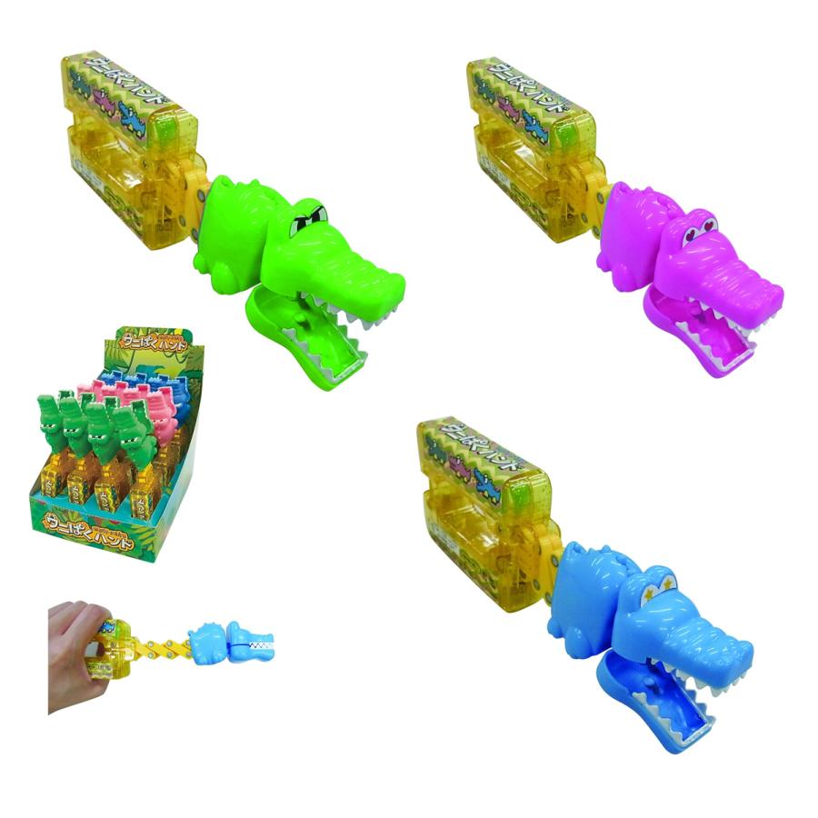 お菓子おもちゃ ワニぱくハンド ガム 144個入 Wm Tokotoko Wholesale Japan 通販 Yahoo ショッピング