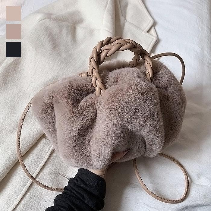 ショルダーバッグ ファー ハンドバッグ レディース 秋 冬 斜めがけ