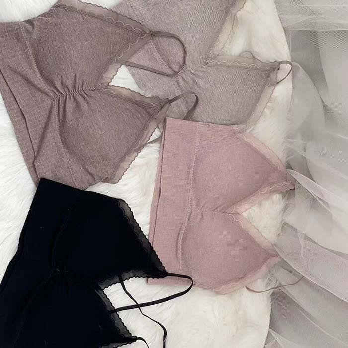 キャミソール カップ付き キャミブラ ブラトップ ノンワイヤー 背中