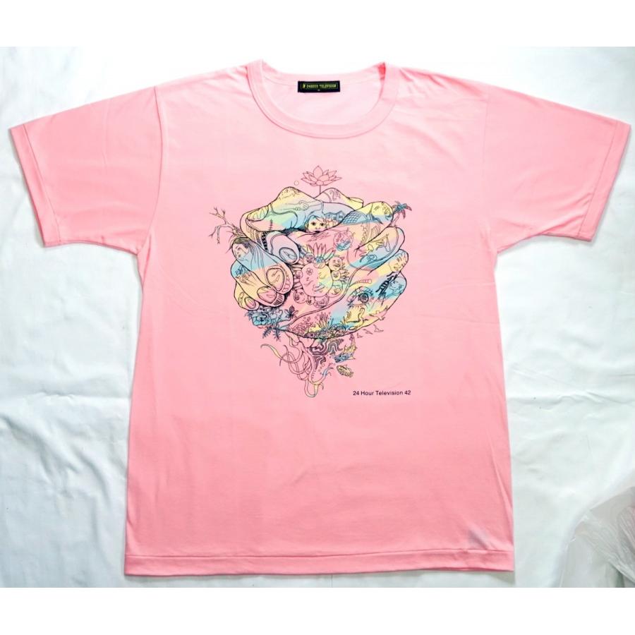 24時間テレビ チャリtシャツ 2019 ピンク Mサイズ チャリティーtシャツ