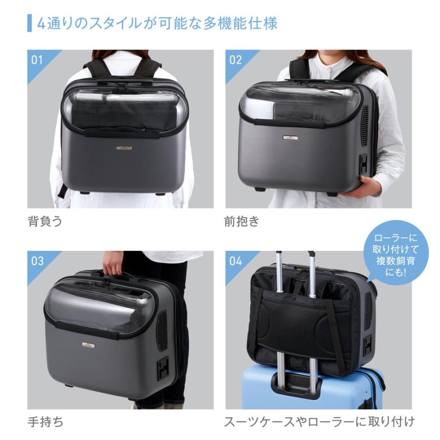 GEX GEX OSOTOキャリー トラベラー Wide グレー リュック式 GEX GEX OSOTOキャリー トラベラー Wide グレー リュック式