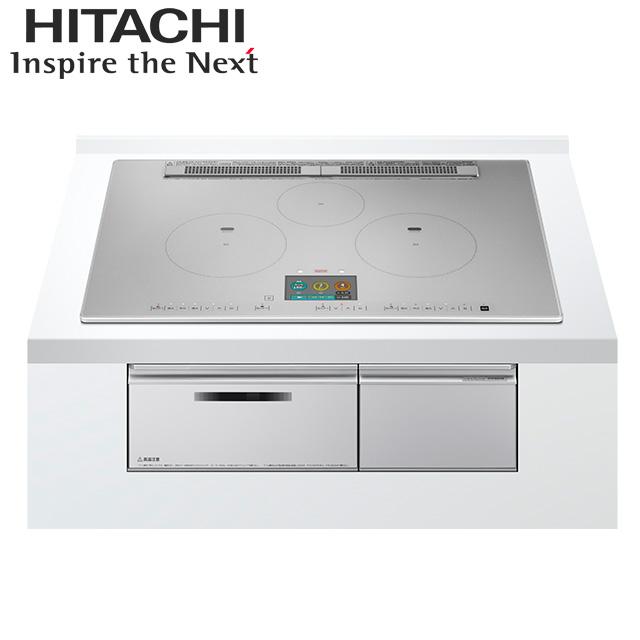 HT-N1000STWF(S)】 日立 IHクッキングヒーター <N1000シリーズ> 3口IH 