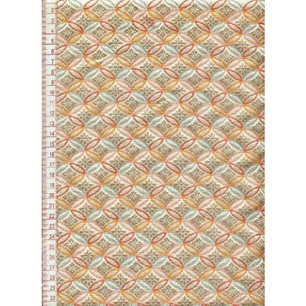 京都西陣織 金襴生地 七宝花菱 10cm単位 切り売り金襴布 金襴 和柄 生地 はぎれ 布 通販 和柄生地 Kinran Jidai032 都香庵 通販 Yahoo ショッピング