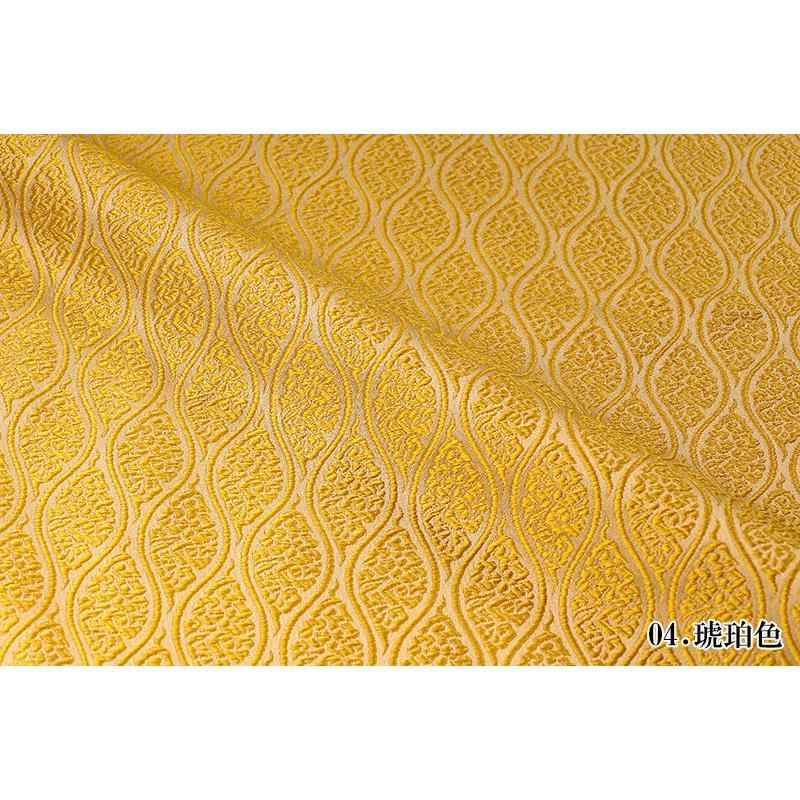 京都西陣織金襴生地 和柄 生地 金襴生地 京都 西陣織 雲立涌文 全13色 10cm単位