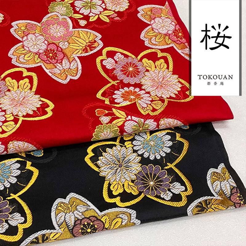 kimonotarou様 黒と金の花柄レース生地 kimonotarou様 黒と金の花柄レース生地