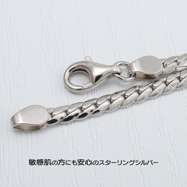 シルバー925 Silver スネークチェーンネックレス/軽研磨/太め/50cm スネークチェーンネックレス 40-50cm シルバー925 | Roloshop BASE店