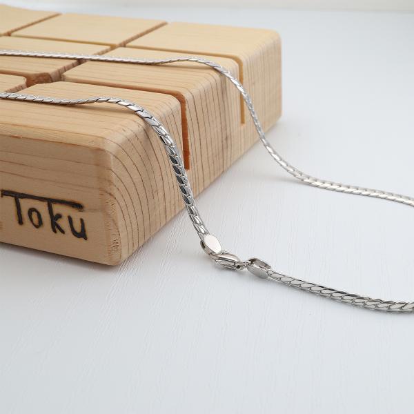 ネックレス スネーク スネークチェーン幅約3.2mm 50cm シルバー925