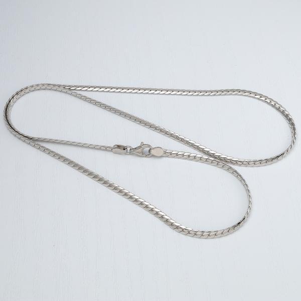 ネックレス スネーク スネークチェーン幅約3.2mm 55cm シルバー925
