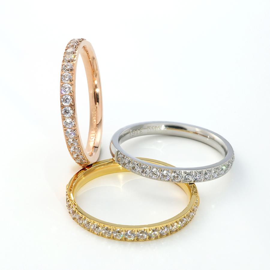 にんにん　リング3点 ジェミニ スリーリンクス スターリングシルバー リング