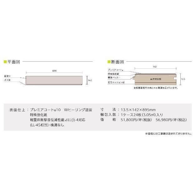 東洋テックス（TOYOTEX） フロア材 CanvaS 4 CSH3 グレージュオーク柄 
