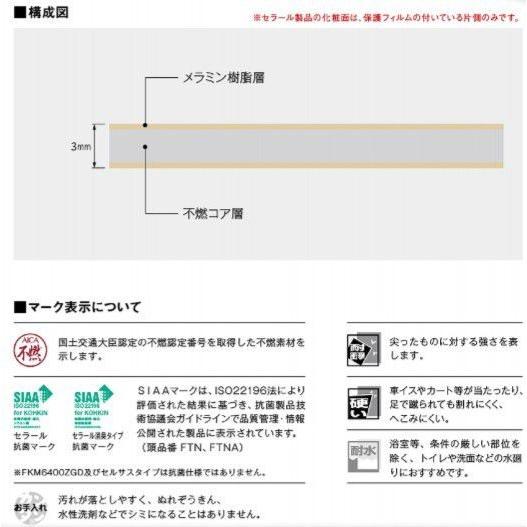 アイカ工業　抽象柄　FANA1872ZMN　3×9(3×935×2　755mm)サイズ　セラール