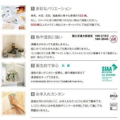 アイカ FKMA6015ZGN キッチンパネル セラール 艶消し 3×8サイズ 935