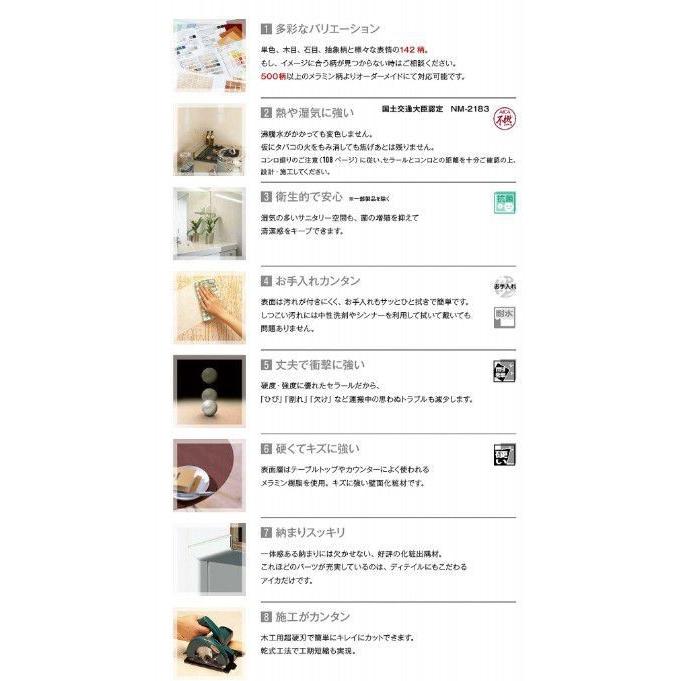 アイカ アイカ工業 ウォールナット柄 柾目 FTN2063ZD セラールセルサス