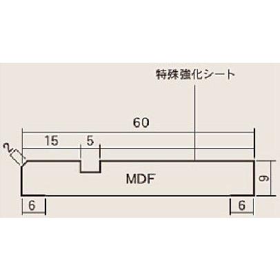 東洋テックス（TOYOTEX） 4m化粧巾木 CS04 CSN4対応 10本入 室内造作材