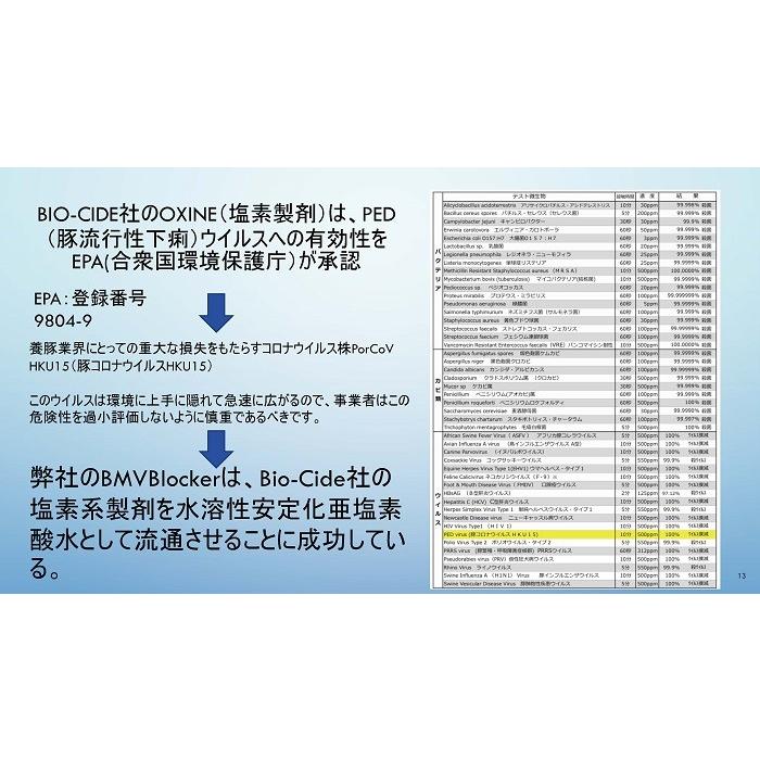 2本セット 消毒用 BMV Blocker 5L 【ウイルス対策】【亜塩素酸水】 