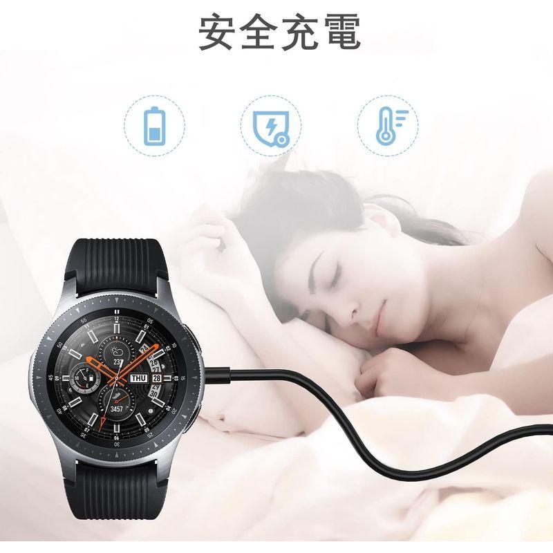 Galaxy Watch4/5/5 Pro 充電器 サムスン ギャラクシーウォッチ 充電ケーブル 1m スマートウォッチアコード wuern｜toku00301｜07