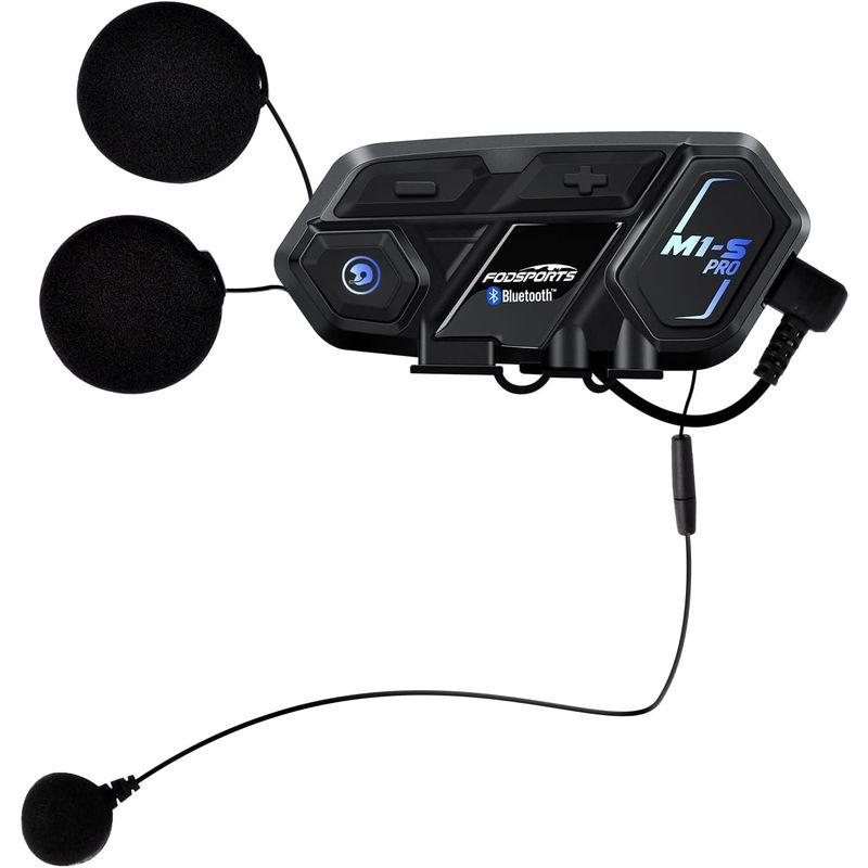 FODSPORTS M1-S PRO Bluetoothヘッドセット M1sPro-最高のモーターサイクルコミュニケーターデュアルパック