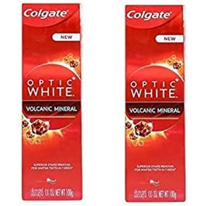 （コルゲート）Colgate ペースト OPTIC WHITE 歯磨き粉 VOLCANIC MINERAL(100g, オプティックホワイト｜toku00301｜02