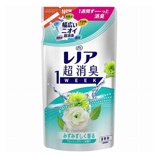 洗剤 柔軟剤 詰め替え用 380ml レノア レノア超消臭 消臭 生乾き 汗 洗濯槽のニオイ 体臭 加齢臭 【☆60】/【MC】レノア消臭1W替え用｜toku109shop｜05