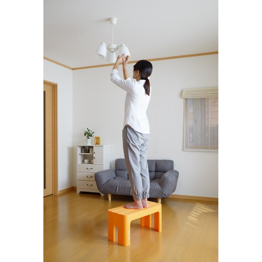 踏み台 デコラステップトールL 子供 キッズ 椅子 いす ステップ台 足踏み スツール ミニテーブル【メーカー直送】【252】送料無料/ :4990127218265:トクトクショッピング 通販 踏み台 デコラステップ トールL オレンジ・DS-TLOR