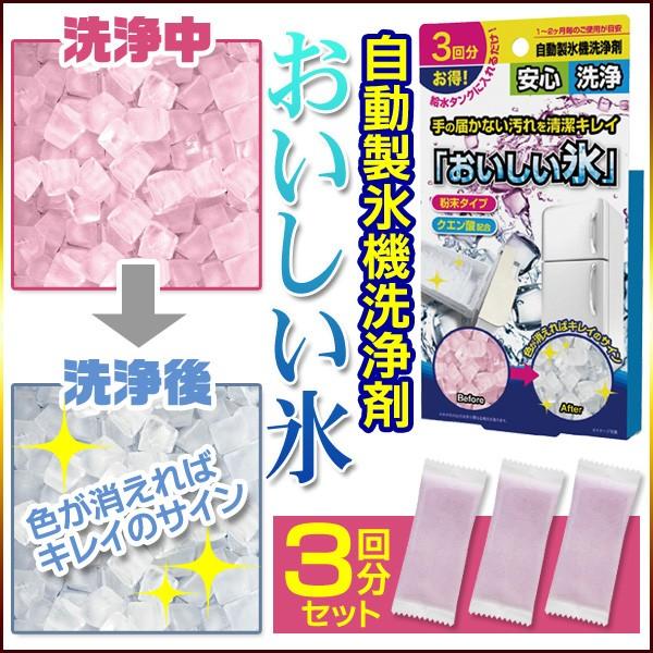 自動製氷機洗浄剤 製氷機クリーナー 氷 製氷機 洗浄 きれい 清潔 安心 そうめん かき氷 定形外郵便発送【△規格内】/おいしい氷｜toku109shop