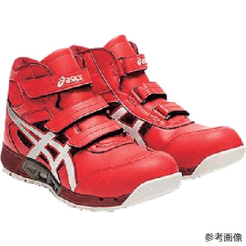 アシックス ウィンジョブCP308 AC クラシックレッドXホワイト 24.5cm