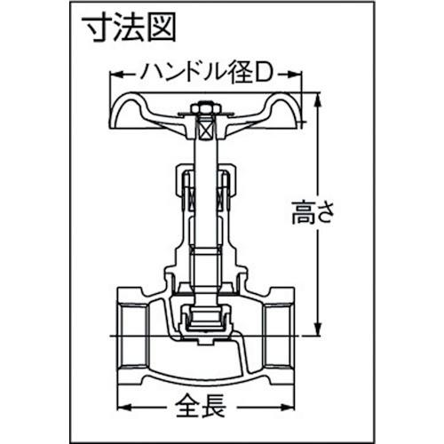 KITZ（キッツ） グローブバルブ10K 15A J1/2 : とくえもん - 通販
