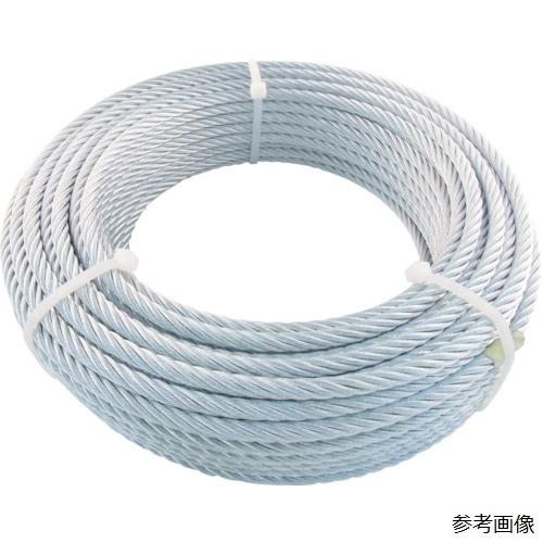 トラスコ中山（ＴＲＵＳＣＯ）　ＪＩＳ規格品　メッキ付ワイヤロープ　（６Ｘ２４）Φ９ｍｍＸ３０ｍ　JWM-9S30