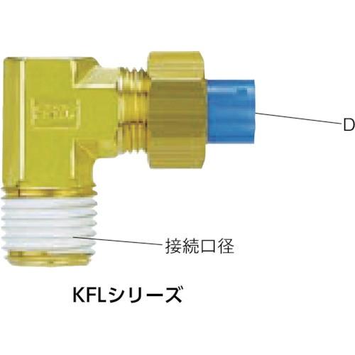 SMC インサート管継手 エルボユニオン 樹脂スリーブ 12mm 1/4 KFL12U