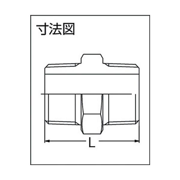 KITZ（キッツ） ステンレス 六角ニップル 15A PH1/2 : とくえもん