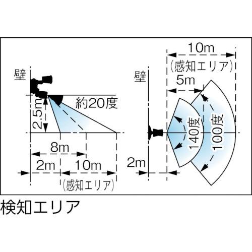 日動 NICHIDO LEDセンサーライト クラブアイ 20W