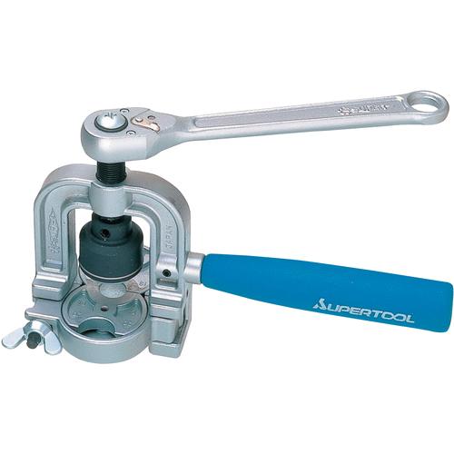 SUPER TOOL スーパーツール ラチェットハンドル式フレキ管ツバ出し工具