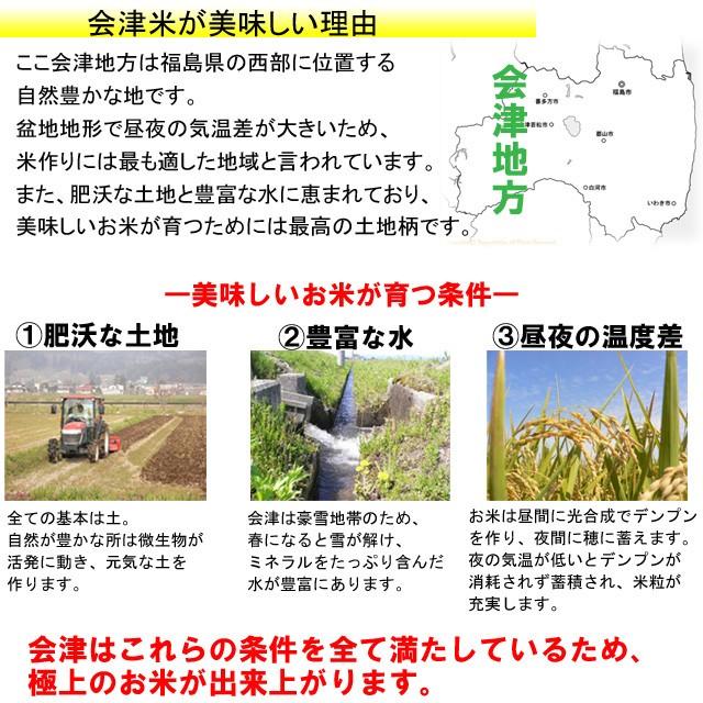 コシヒカリ 精米 25kg（5kg×5）会津産 令和5年産 お米 ※九州は送料別途500円・沖縄は送料別途2500円｜tokuichi｜05