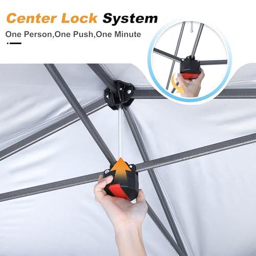 ABCCANOPY ワンタッチタープテント 3mx3m センターロック付き ABCCANOPY ワンタッチタープテント 3mx3m センターロック付き