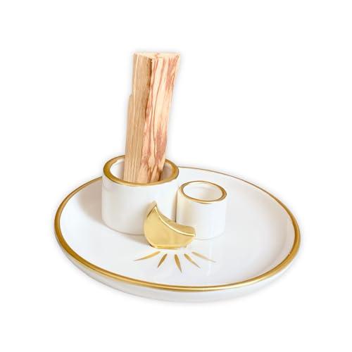 limande パロサント 受け皿 浄化皿 パロサント 香木 3香木使用可能 マルチ皿 パワーストーン ブレスレット置き皿 の商品画像