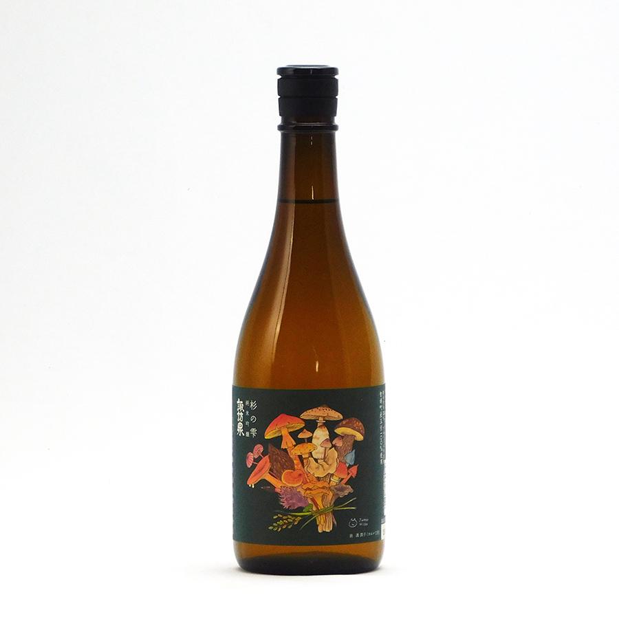 諏訪泉 日本酒 純米吟醸 杉の雫 きのこブーケラベル 火入 720ml 諏訪