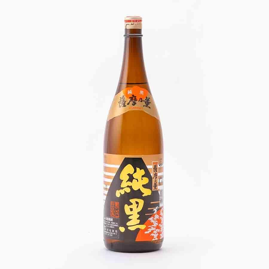 芋焼酎 純黒 薩摩乃薫 25度 1.8L 1800ml 田村合名会社 鹿児島県指宿市山川｜tokuriya