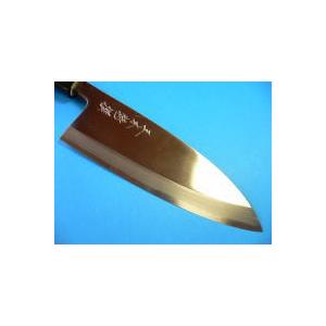 霞（カスミ）仕上げ出刃包丁 165mm「三木特撰」 TD402C : 三木特産の