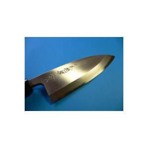 キッチン、台所用品 佐藤晋一郎 利秀作 出刃包丁 150mm 水牛柄 片刃