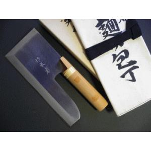本職用 切れ者麺切り包丁（左利き用 青鋼）240mm A-1033 : 三木特産の