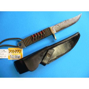 雲流剣鉈（ナタ）諸刃 本皮サック付120mm「三木特撰別打」
