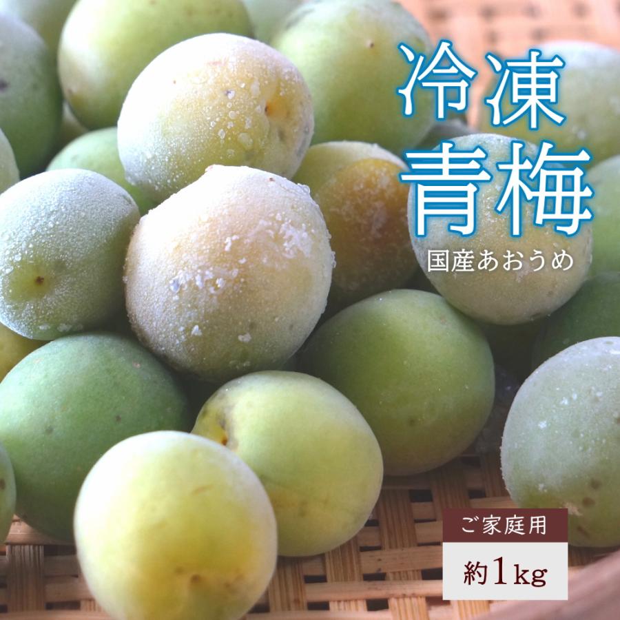 冷凍》青梅 B級品 大小混合 約1kg 梅酒作り用の梅の実 梅ジュースにも