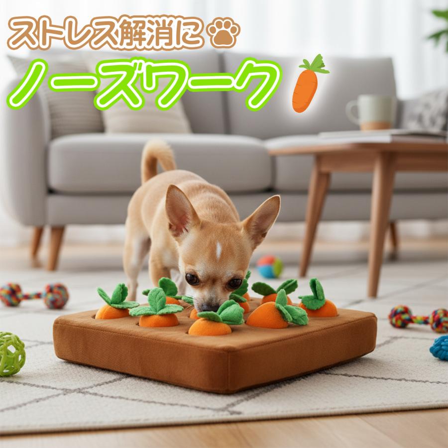 ノーズワーク にんじん 犬 おもちゃ マット ノーズワークマット ペット