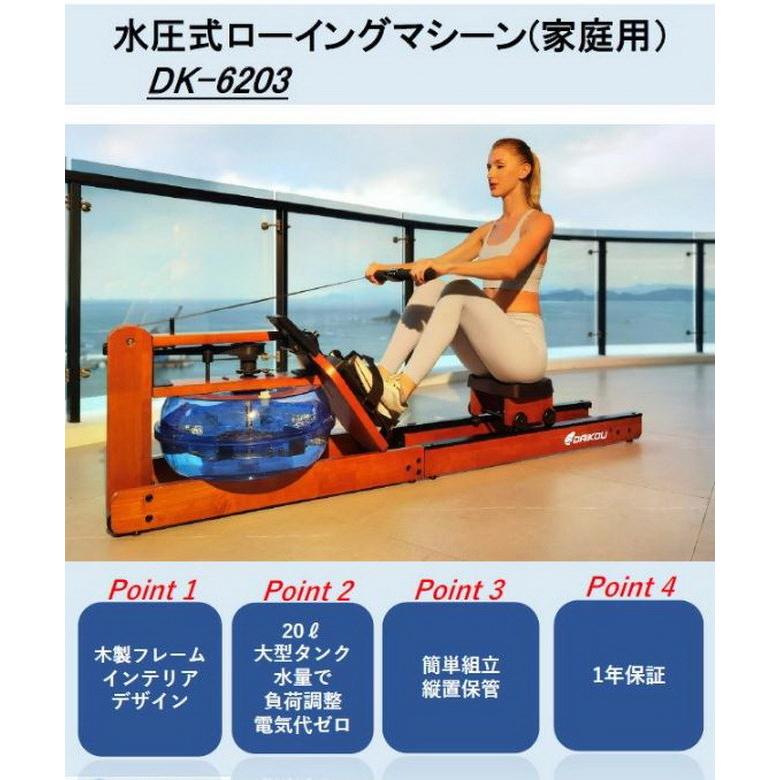 [大特価] DAIKOU 大広　 水圧式ローイングマシン DK-6203　ボート漕ぎ 【ZYX1143653426】(41527円)