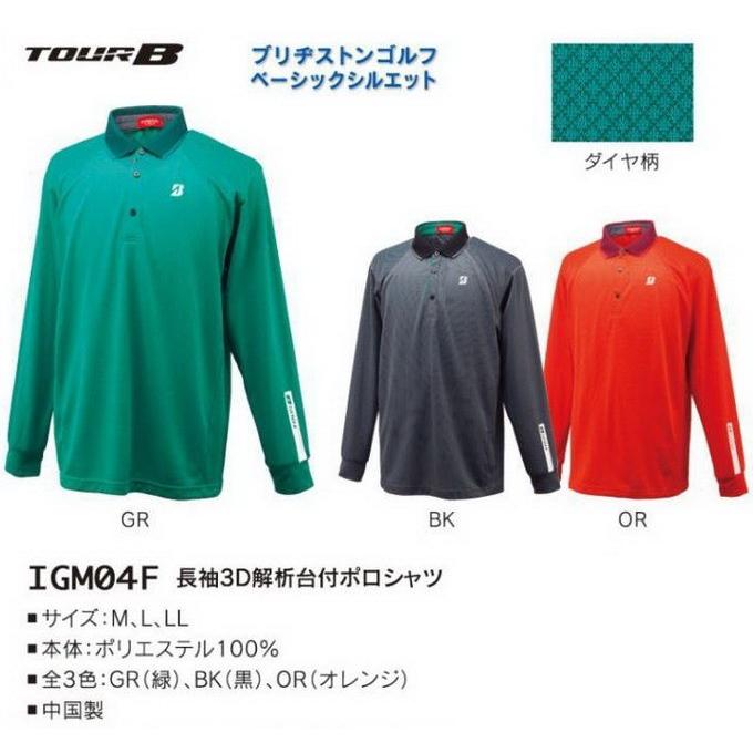 BRIDGESTONE Bridgestone Golf/ブリヂストン ゴルフ 長袖ポロシャツ