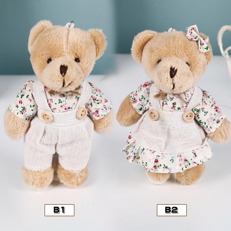 送料無料 キーホルダー ぬいぐるみ 2点入 クマ おもちゃ 可愛い 子供