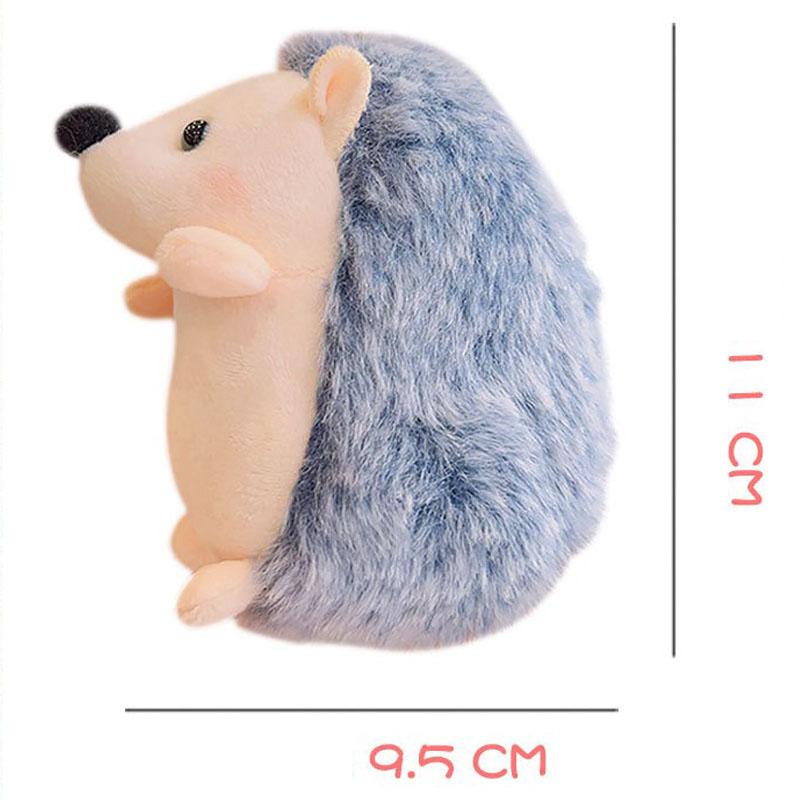 送料無料 2個セット ぬいぐるみ ハリネズミ ペアキーホルダー 子供