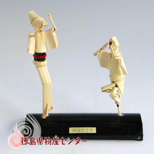 阿波踊り竹人形　男女二人立（徳島伝統工芸品）｜tokushima-shop